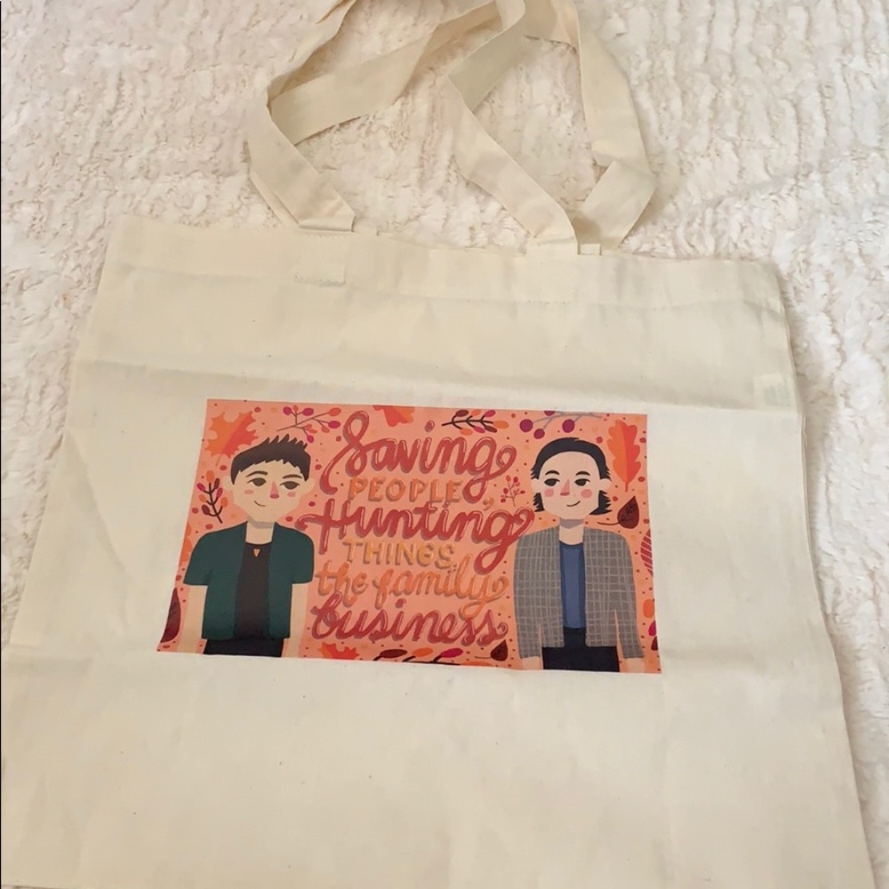 Supernatural Tote Bag Sam & Dean - Picture 3 of 12